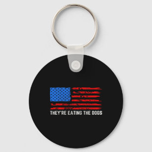 Trump Ze Eten De Honden Sleutelhanger