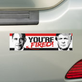 Trump zegt: Obama Je bent ontslagen -.png Bumpersticker (Op auto)