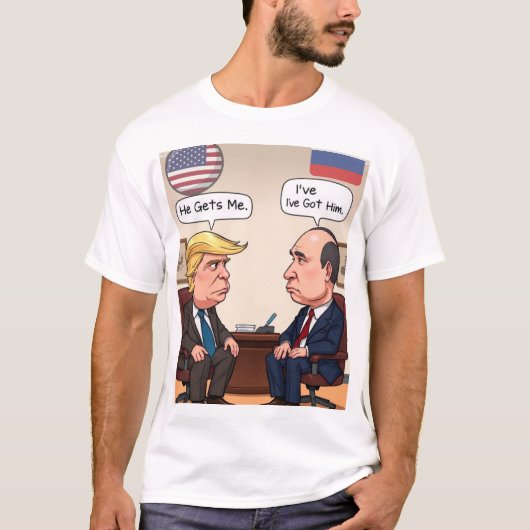 Trump Zelensky Meeting T-shirt (Voorkant)