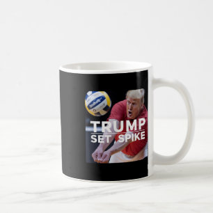 Trump zet Spike grappige politieke volleybalspeler Koffiemok