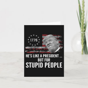 Trump ziet eruit als een President, maar dan voor Kaart