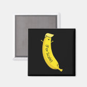 Trump zijn banaan (voor schaal) Funny 2 Magneet (Voorkant / Achterkant)