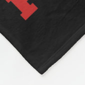 Trump zijn banaan (voor schaal) sterrenschip Funny Fleece Deken (Hoek)