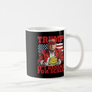 Trump zijn banaan (voor schaal) sterrenschip Funny Koffiemok