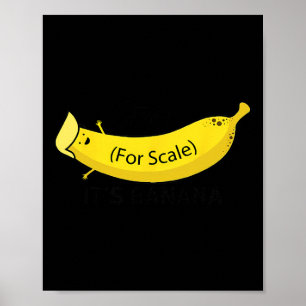 Trump zijn banaan (voor schaal) sterrenschip Funny Poster