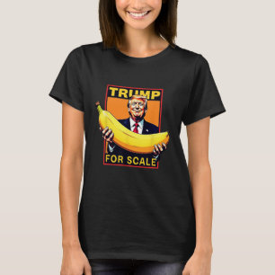 Trump zijn banaan (voor schaal) sterrenschip Funny T-shirt