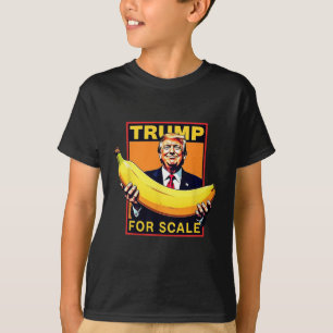 Trump zijn banaan (voor schaal) sterrenschip Funny T-shirt