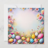 Trump zit op de raket feestdagenkaart (Achterkant)