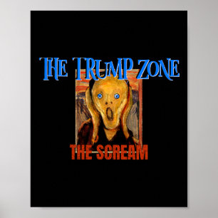 Trump Zone is een grappige politieke parodie en sa Poster