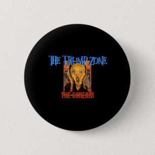 Trump Zone is een grappige politieke parodie en sa Ronde Button 5,7 Cm