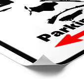 Trump Zone Parkeerteken Poster (Hoek)