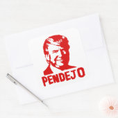 Trump zuigt: Puerto Rico "Pendejo"-Sticker Vierkante Sticker (Envelop)