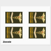 TrumpCare—één Pet Rechthoekige Sticker (Vel)