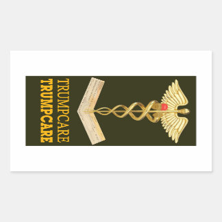 TrumpCare—één Pet Rechthoekige Sticker