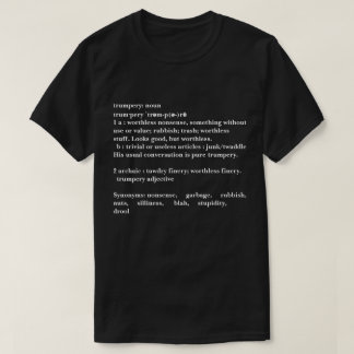 Trumpery Definitie - Grappige Trump T-shirt