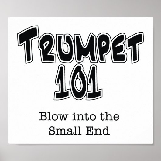 Trumpet 101 poster (Voorkant)