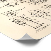 Trumpet 1939 Patent Art Old Peper Poster (Hoek)