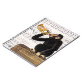 Trumpet afspelen notitieboek (Linkerzijde)