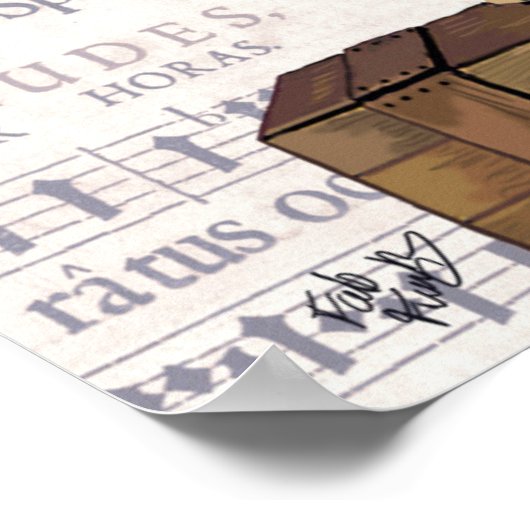 Trumpet afspelen poster (Hoek)