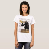 Trumpet afspelen t-shirt (Voorkant volledig)