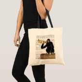 Trumpet afspelen tote bag (Voorkant (product))