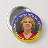 Trumpet Anastasia 9 Ronde Button 7,6 Cm (Voorkant /achterkant)