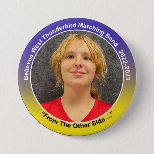 Trumpet Anastasia 9 Ronde Button 7,6 Cm (Voorkant)