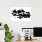 Trumpet and styles poster (Thuiskantoor)