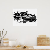 Trumpet and styles poster (Keuken)
