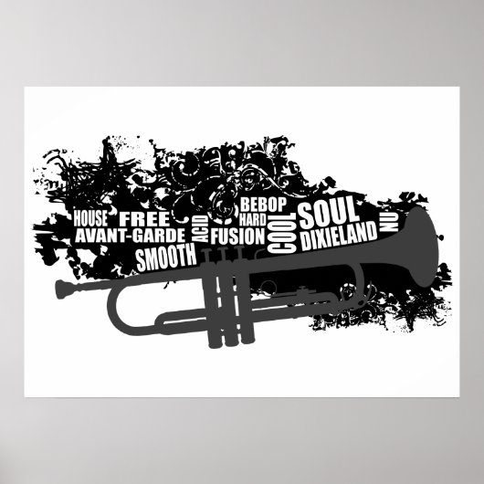 Trumpet and styles poster (Voorkant)