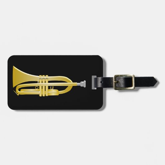 Trumpet Bagagelabel (Voorkant horizontaal)