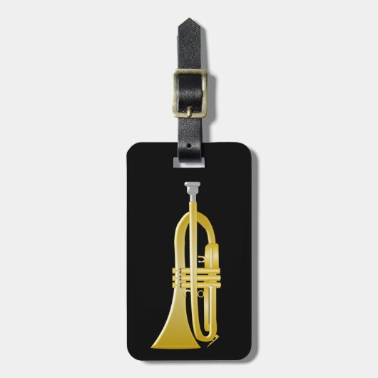 Trumpet Bagagelabel (Voorkant verticaal)