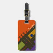 Trumpet Bagagelabel (Voorkant verticaal)