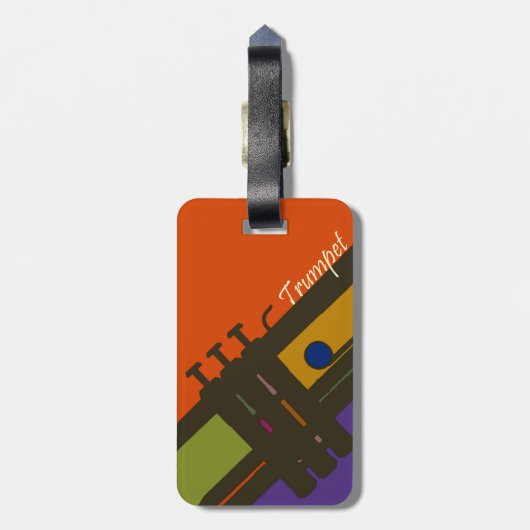 Trumpet Bagagelabel (Achterkant verticaal)