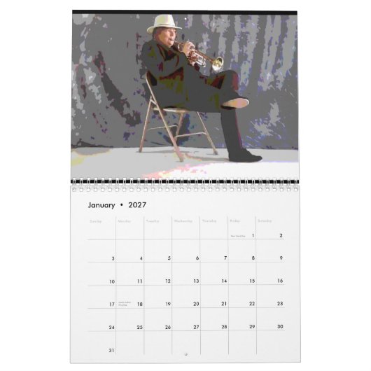 Trumpet Ball [Alternatief ontwerp 3] Kalender (Jan 2027)