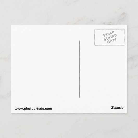 Trumpet Bell zwart-wit Briefkaart (Achterkant)