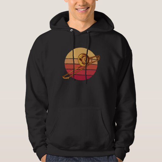 Trumpet Brass Instrument Music Hoodie (Voorkant)