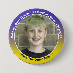 Trumpet Brett 9 Ronde Button 7,6 Cm