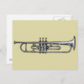 Trumpet Briefkaart (Voorkant / Achterkant)