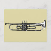 Trumpet Briefkaart (Voorkant)