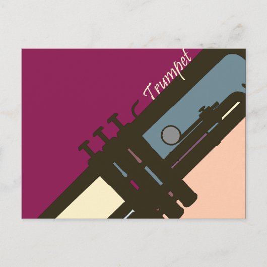 Trumpet Briefkaart (Voorkant)