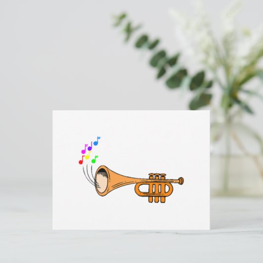 Trumpet Briefkaart (Staand voorkant)