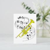 Trumpet Briefkaart (Staand voorkant)