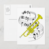 Trumpet Briefkaart (Voorkant / Achterkant)