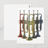 Trumpet Briefkaart (Voorkant / Achterkant)