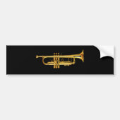 Trumpet Bumpersticker (Voorkant)