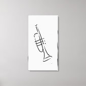 Trumpet Canvas Afdruk (Voorkant)