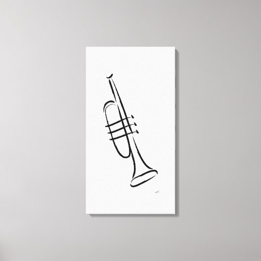 Trumpet Canvas Afdruk (Voorkant)