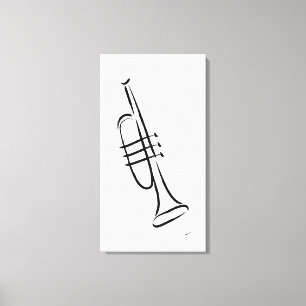 Trumpet Canvas Afdruk