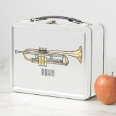 Trumpet cartoon illustratie (In situ)